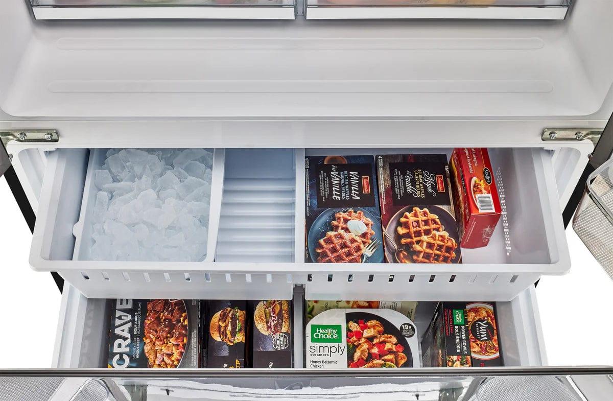 Unique Refrigerator-Freezer Unique 595Litre Midnight Black French Door Refrigerator UGP-595L B AC