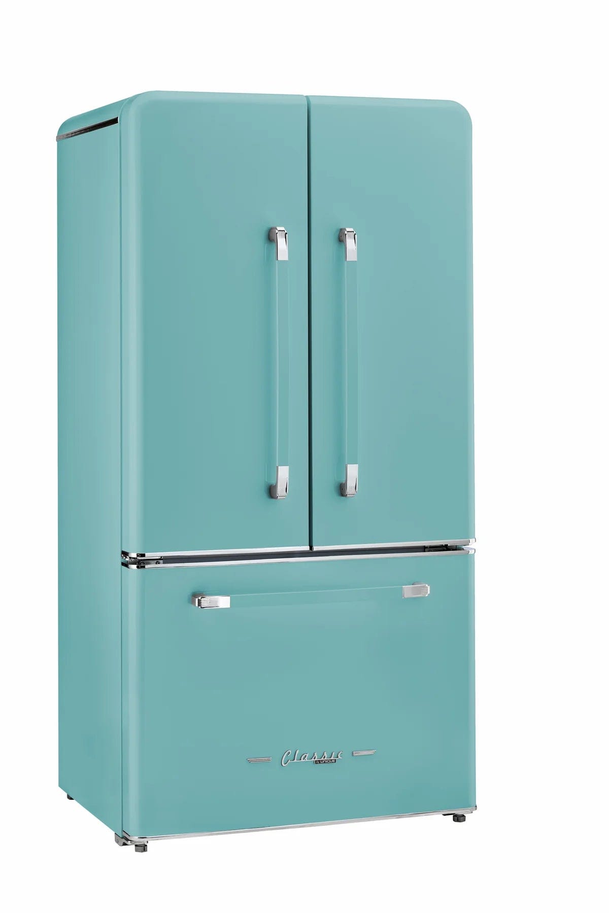 Unique Refrigerator-Freezer Unique 595Litre Ocean Mist Turquoise French Door Refrigerator UGP-595L T AC