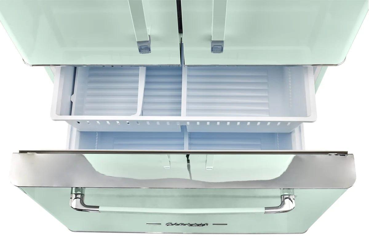 Unique Refrigerator-Freezer Unique 595Litre Summer Mint Green French Door Refrigerator UGP-595L LG AC