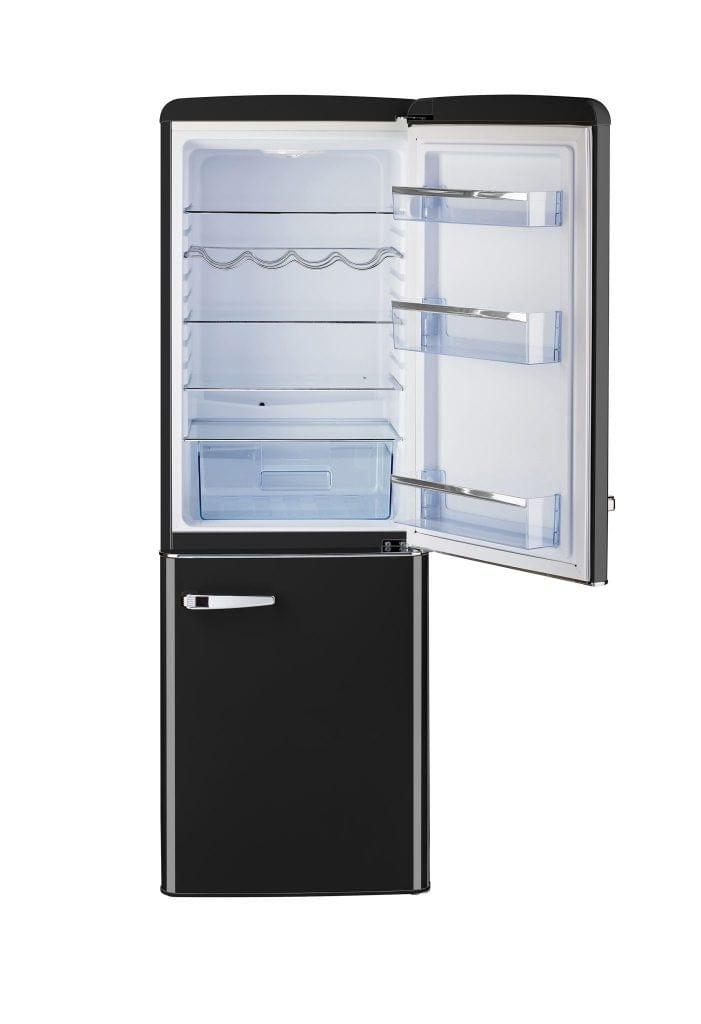Unique Unique Appliances Unique 7 cu/ft Retro Bottom Mount Refrigerator UGP-215L B AC  (Black)