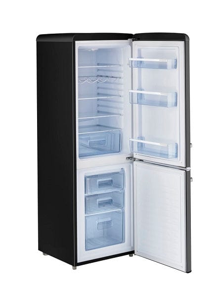 Unique Unique Appliances Unique 7 cu/ft Retro Bottom Mount Refrigerator UGP-215L B AC  (Black)