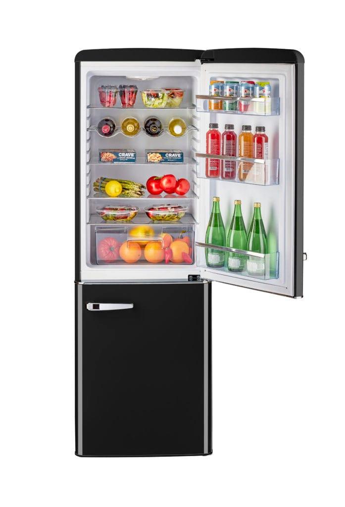 Unique Unique Appliances Unique 7 cu/ft Retro Bottom Mount Refrigerator UGP-215L B AC  (Black)