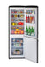 Unique Unique Appliances Unique 7 cu/ft Retro Bottom Mount Refrigerator UGP-215L B AC  (Black)