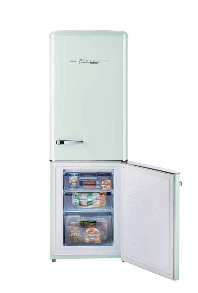 Unique Unique Appliances Unique 7 cu/ft Retro Bottom Mount Refrigerator UGP-215L LG AC  (Light Green)