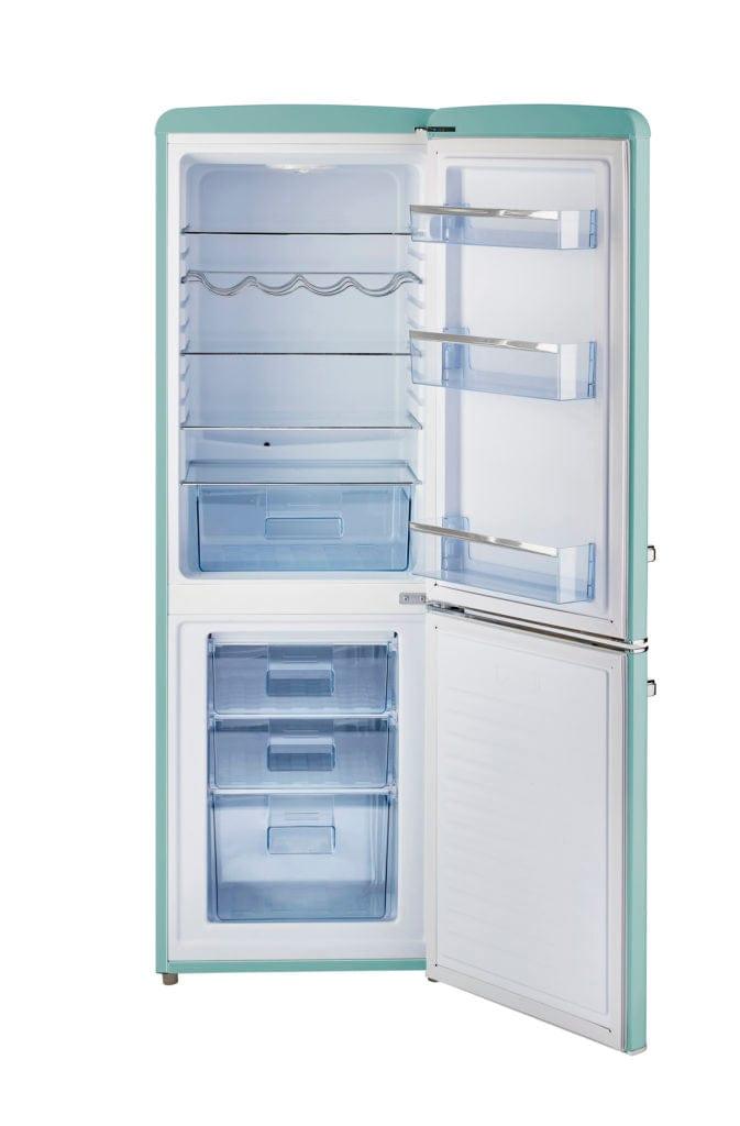 Unique Unique Appliances Unique 7 cu/ft Retro Bottom Mount Refrigerator UGP-215L T AC (Turquoise)