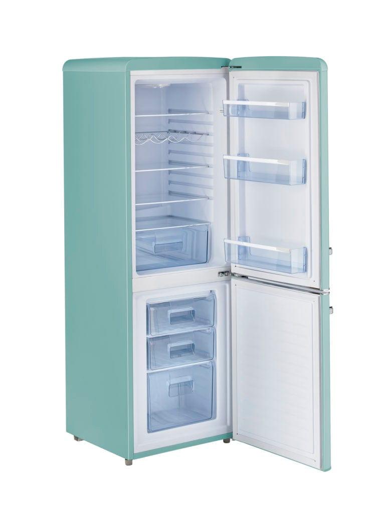 Unique Unique Appliances Unique 7 cu/ft Retro Bottom Mount Refrigerator UGP-215L T AC (Turquoise)