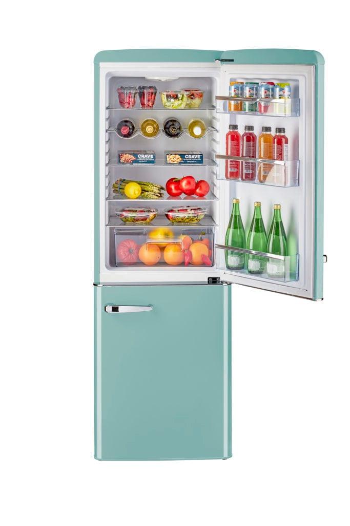 Unique Unique Appliances Unique 7 cu/ft Retro Bottom Mount Refrigerator UGP-215L T AC (Turquoise)