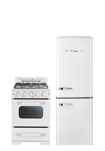 Unique Unique Appliances Unique 7 cu/ft Retro Bottom Mount Refrigerator UGP-215L W AC (White)
