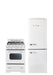 Unique Unique Appliances Unique 7 cu/ft Retro Bottom Mount Refrigerator UGP-215L W AC (White)
