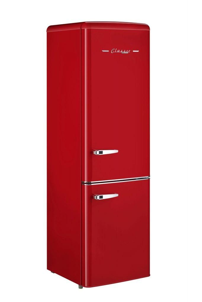 Unique Unique Appliances Unique 9 cu/ft Bottom Mount Retro Refrigerator UGP-275L R AC  (Red)