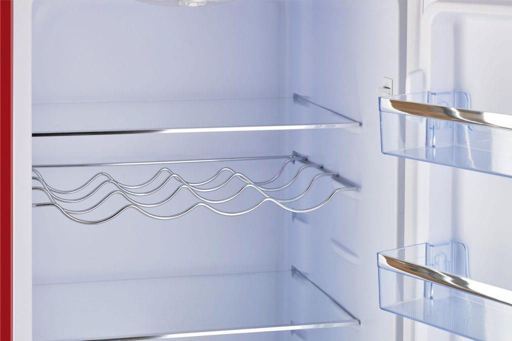 Unique Unique Appliances Unique 9 cu/ft Bottom Mount Retro Refrigerator UGP-275L R AC  (Red)