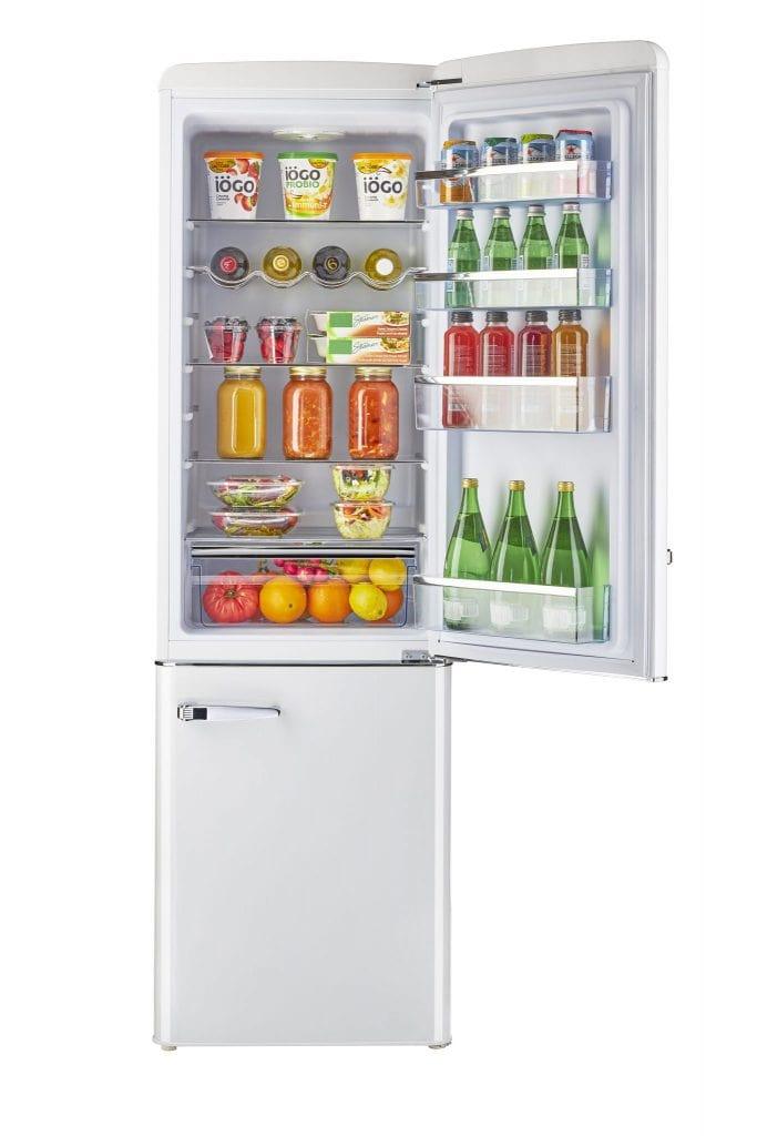 Unique Unique Appliances Unique 9 cu/ft Bottom Mount Retro Refrigerator UGP-275L W AC (White)