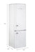 Unique Unique Appliances Unique 9 cu/ft Bottom Mount Retro Refrigerator UGP-275L W AC (White)