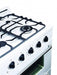 Unique Propane Range /Stove Unique Classic 30" Propane Range Battery Ignition Variable BTU Sealed Burners Cast Iron Grates With Window UGP-30G OF1 W (White)