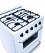 Unique Propane Range /Stove Unique Classic 30" Propane Range Battery Ignition Variable BTU Sealed Burners Cast Iron Grates With Window UGP-30G OF1 W (White)