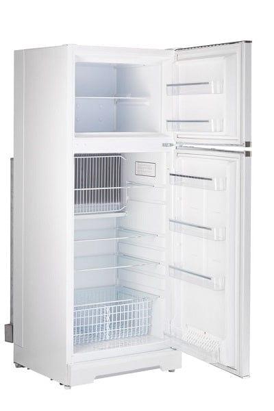 Unique Propane Refrigerator Unique Classic Retro 14cu ft Propane Refrigerator-Freezer CSA Approved, White UGP-14CR SM W