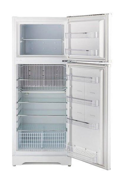 Unique Propane Refrigerator Unique Classic Retro 14cu ft Propane Refrigerator-Freezer CSA Approved, White UGP-14CR SM W