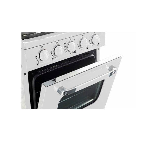 Unique Propane Range /Stove Unique Classic Retro 24" Off Grid (Battery Ignition) Propane Range in White UGP-24CR OF1 W