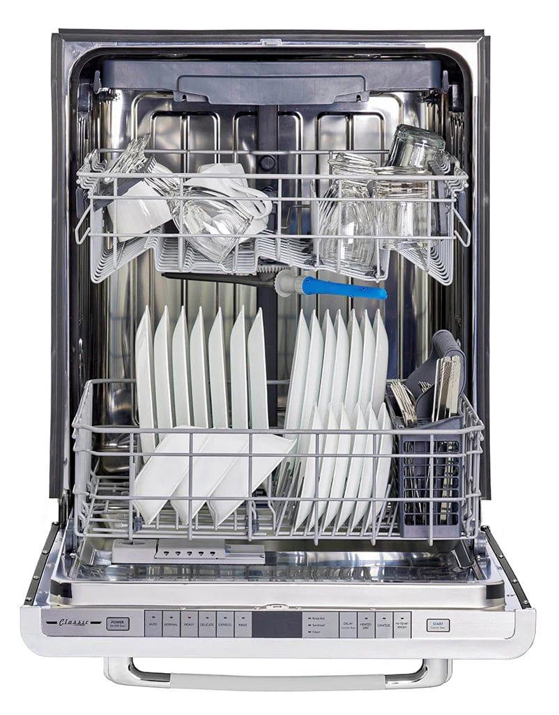 Unique Unique Classic Retro Dishwasher Marshmallow White UGP-24CR DW W