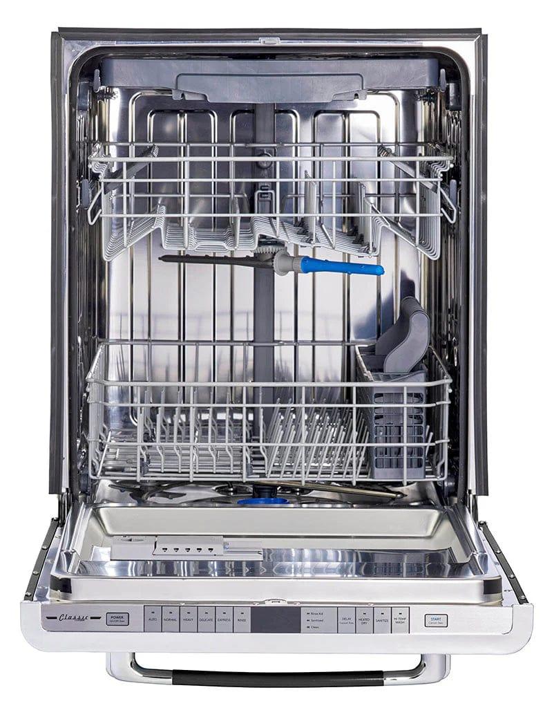 Unique Unique Classic Retro Dishwasher Midnight Black UGP-24CR DW B