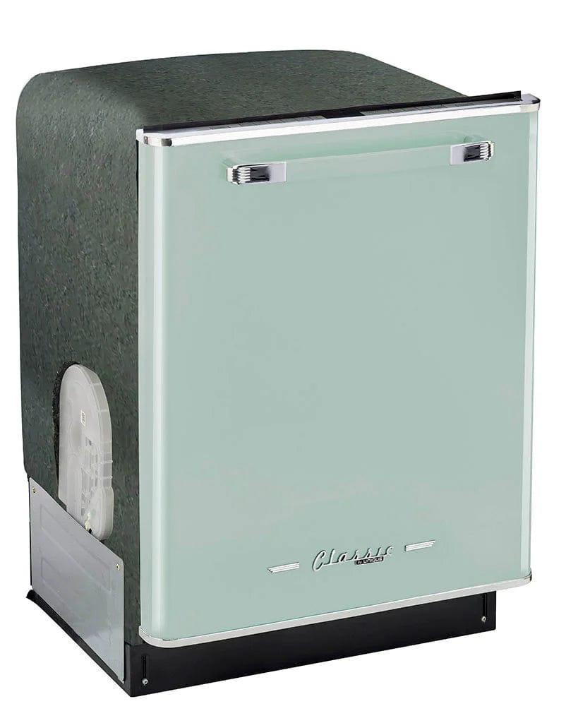 Unique Unique Classic Retro Dishwasher Ocean Mist Turquoise UGP-24CR DW T