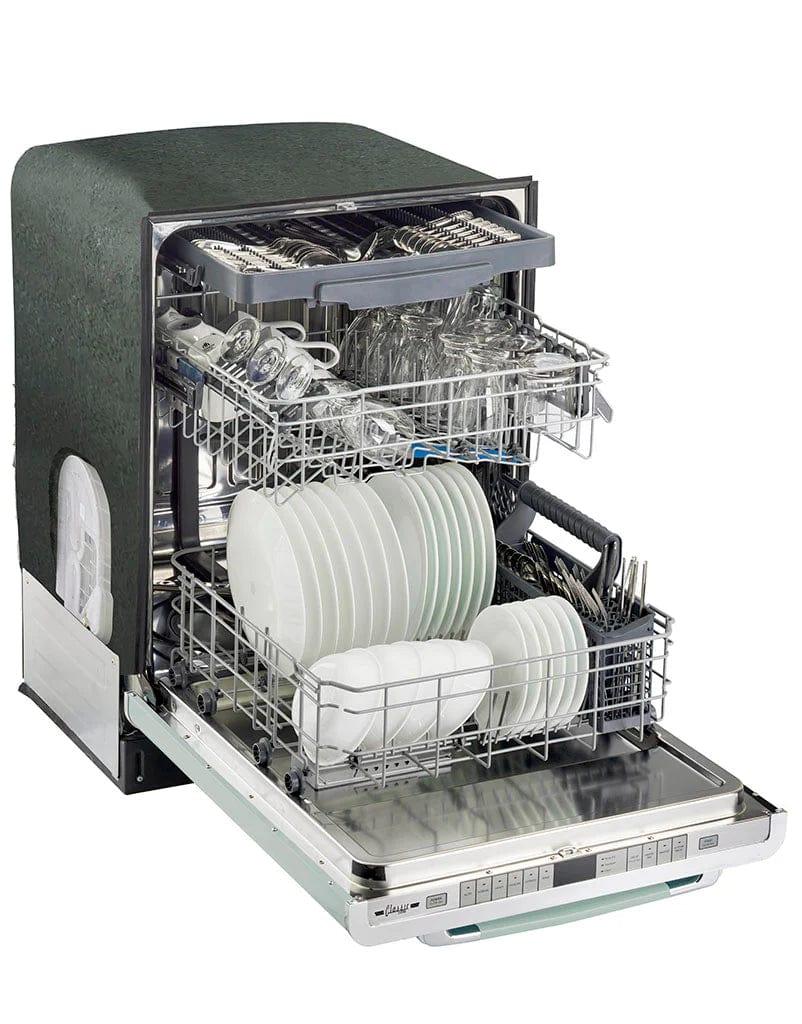 Unique Unique Classic Retro Dishwasher Ocean Mist Turquoise UGP-24CR DW T