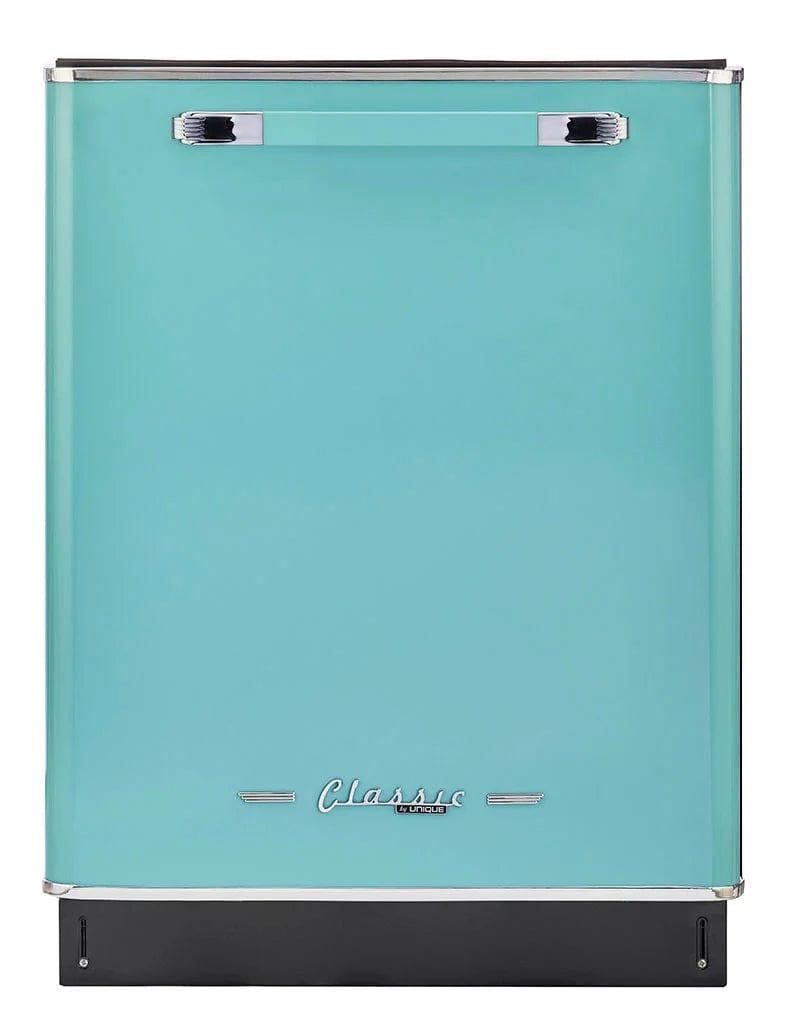 Unique Unique Classic Retro Dishwasher Summer Mint Green UGP-24CR DW LG