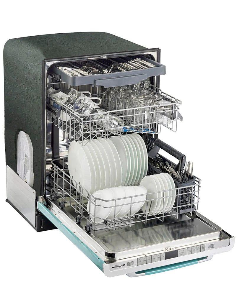 Unique Unique Classic Retro Dishwasher Summer Mint Green UGP-24CR DW LG