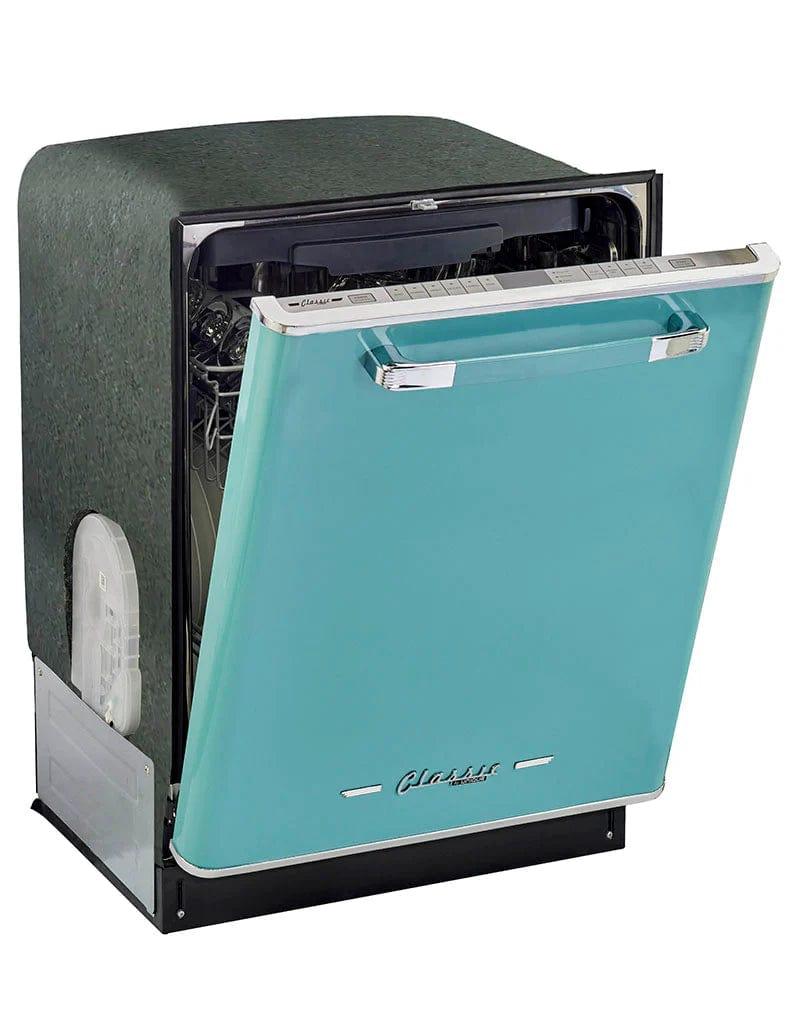 Unique Unique Classic Retro Dishwasher Summer Mint Green UGP-24CR DW LG