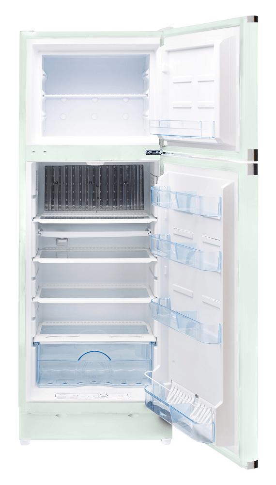 Unique Propane Refrigerator Unique Light Green 10 cu/ft Propane Refrigerator Dual Power (Propane/110V) CSA Approved, UGP-10C CR LG