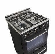 Unique Natural Gas Range/Stove Unique Prestige 20" Convection Gas Range (Electronic Ignition) UGP-20V PC1 B (Black)