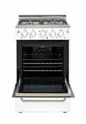 Unique Natural Gas Range/Stove Unique Prestige 20" Convection Gas Range (Electronic Ignition) UGP-20V PC1 W (White)