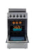 Unique Smoothtop Convection Gas Range Unique Prestige 20' Stainless Steel Electric Ceramic Top With Electronic Ignition UGP-20V EC S/S