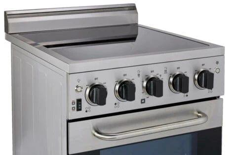 Unique Smoothtop Convection Gas Range Unique Prestige 20&#39; Stainless Steel Electric Ceramic Top With Electronic Ignition UGP-20V EC S/S