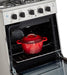 Unique Convection Gas Range Unique Prestige 24' Stainless Steel Convection Gas Range, Electronic Ignition UGP-24V PC1 S/S