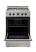 Unique Convection Gas Range Unique Prestige 24' Stainless Steel Convection Gas Range, Electronic Ignition UGP-24V PC1 S/S
