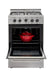 Unique Convection Gas Range Unique Prestige 24' Stainless Steel Convection Gas Range, Electronic Ignition UGP-24V PC1 S/S