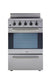 Unique Convection Gas Range Unique Prestige 24' Stainless Steel Electric Ceramic Top With Electronic Ignition UGP-24V EC S/S