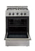 Unique Natural Gas Range/Stove Unique Prestige (Electronic Ignition) 24" Stainless Convection Gas Range UGP-24V PC1 SS
