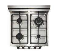 Unique Natural Gas Range/Stove Unique Prestige (Electronic Ignition) 24" White Convection Gas Range UGP-24V PC1 W