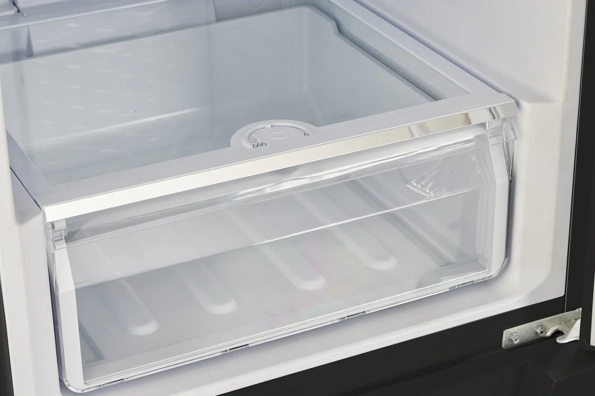 Unique Solar Appliances Unique UGP-325L B DC | Unique 325Litre Black 12/24 DC Bottom Mount Refrigerator