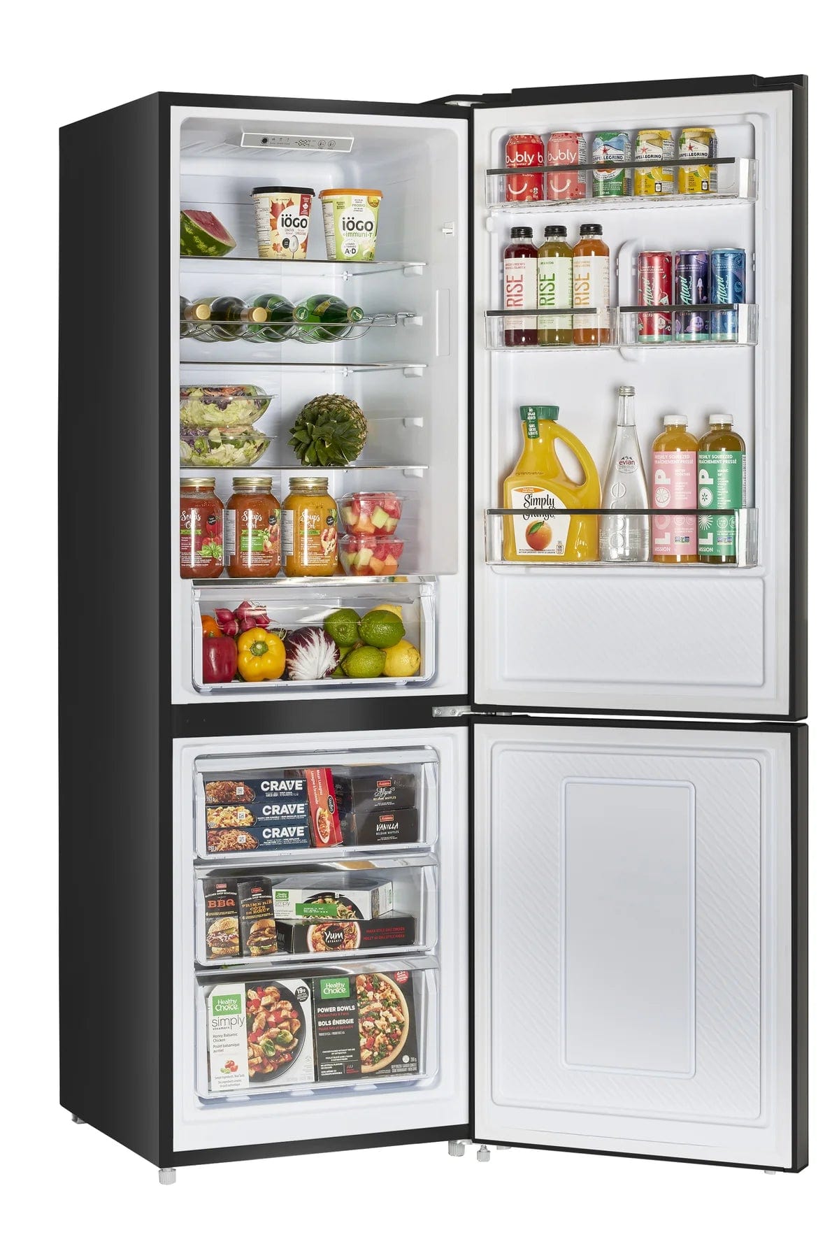 Unique Solar Appliances Unique UGP-325L B DC | Unique 325Litre Black 12/24 DC Bottom Mount Refrigerator