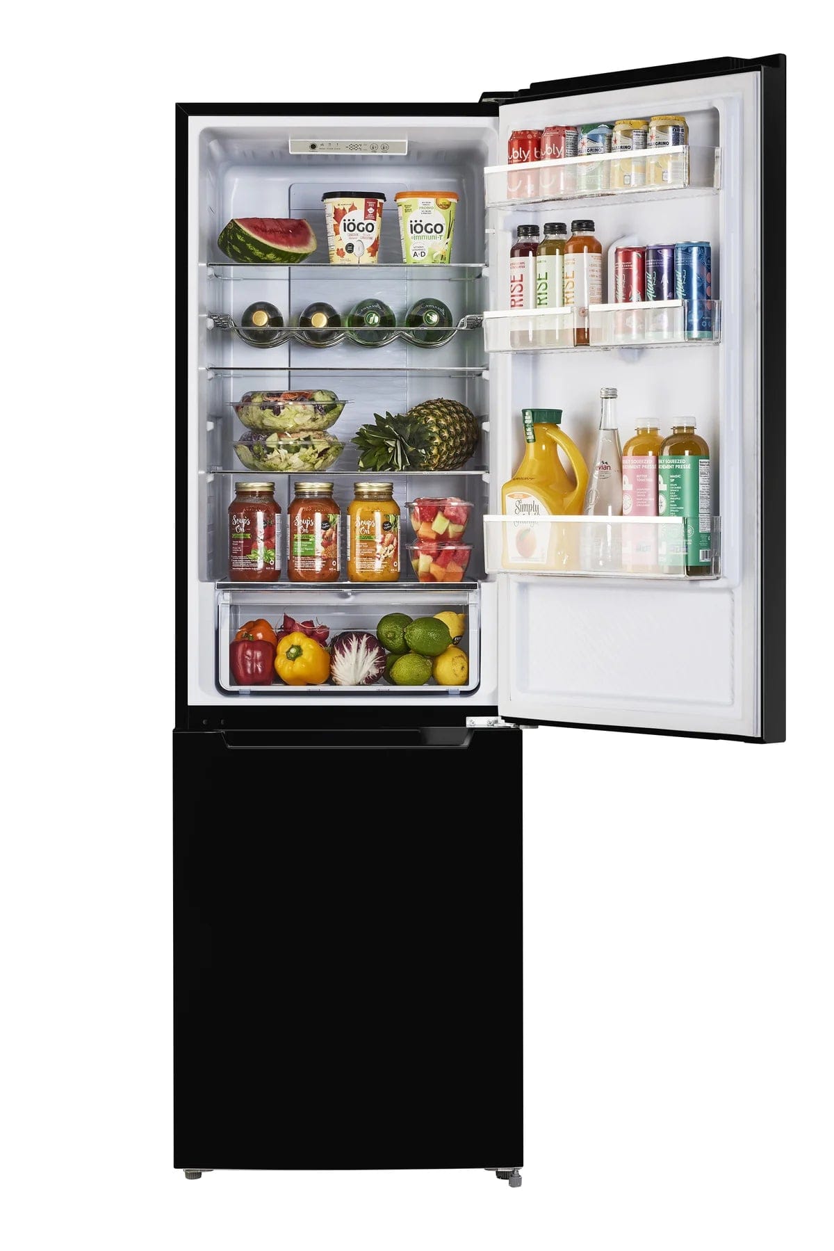 Unique Solar Appliances Unique UGP-325L B DC | Unique 325Litre Black 12/24 DC Bottom Mount Refrigerator