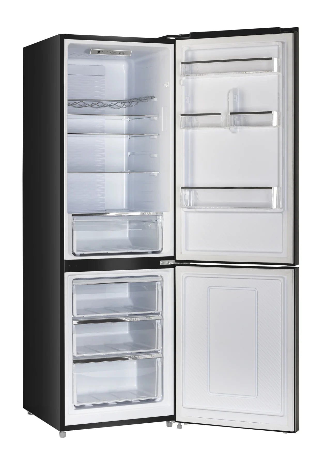 Unique Solar Appliances Unique UGP-325L B DC | Unique 325Litre Black 12/24 DC Bottom Mount Refrigerator