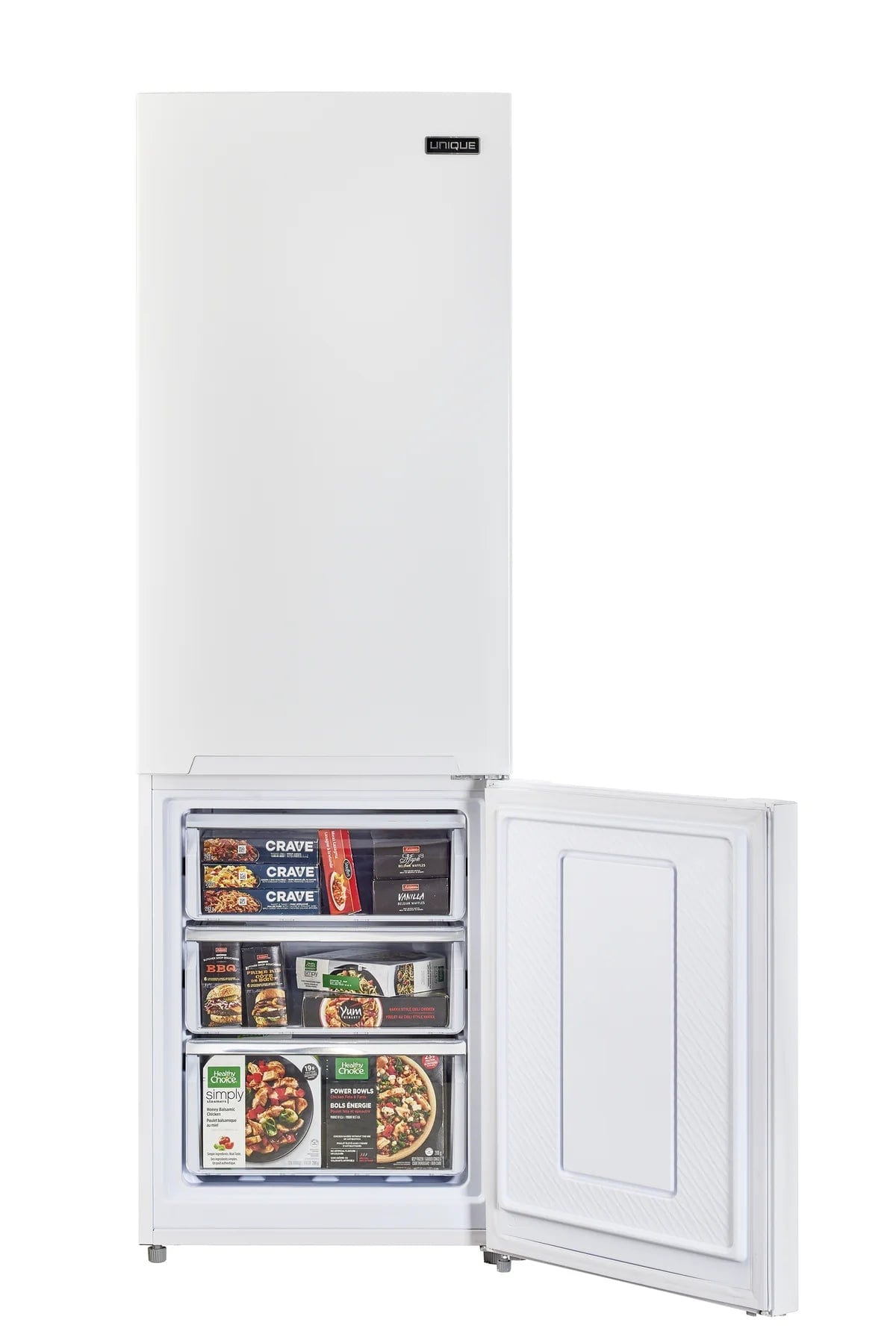 Unique Solar Appliances Unique UGP-325L W DC | Unique 325Litre White 12/24 DC Bottom Mount Refrigerator