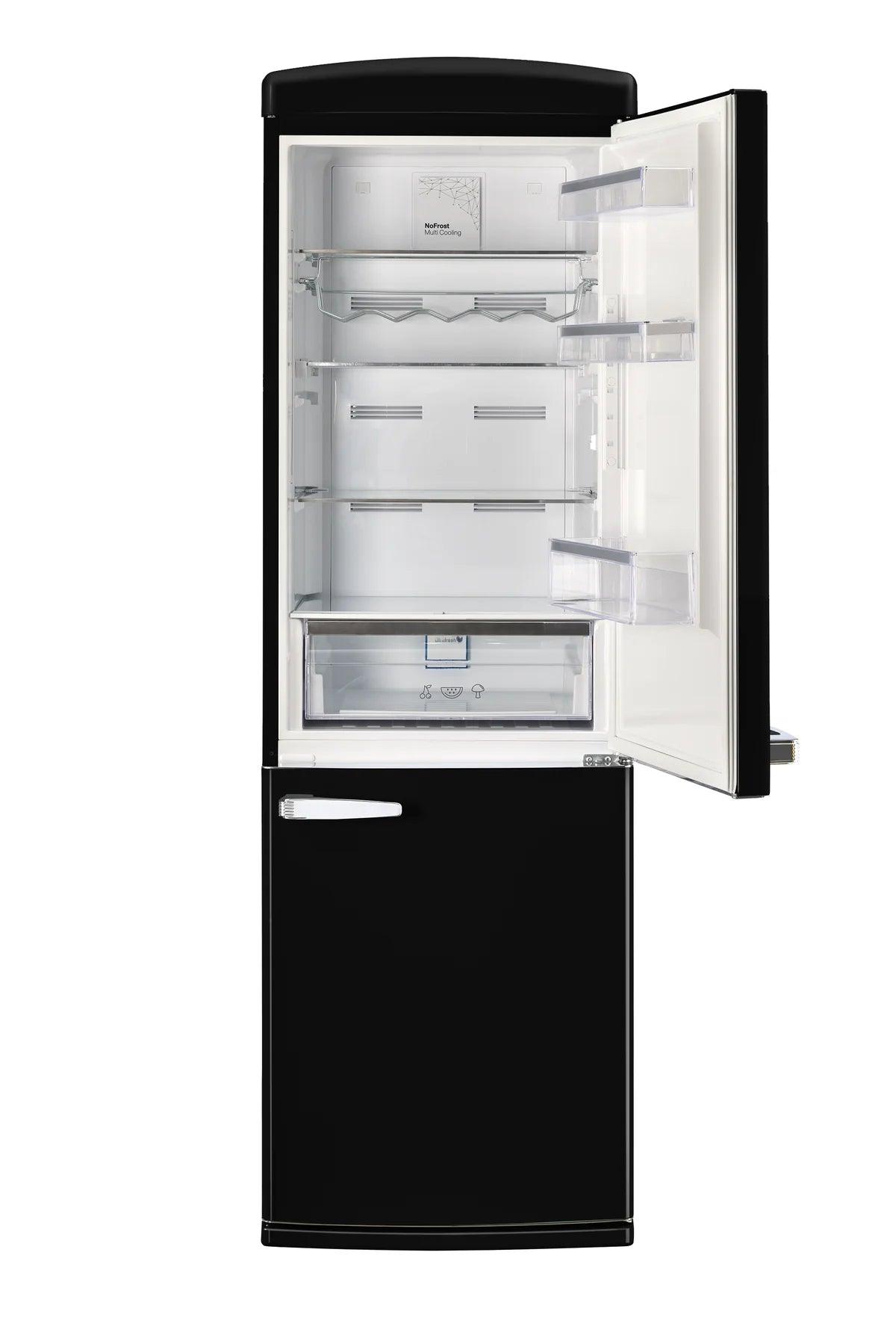 Unique Refrigerator-Freezer Unique UGP-340L B AC | 340Litre Midnight Black Bottom Mount Refrigerator