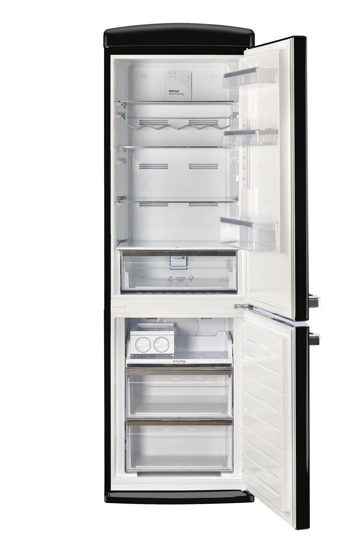 Unique Refrigerator-Freezer Unique UGP-340L B AC | 340Litre Midnight Black Bottom Mount Refrigerator