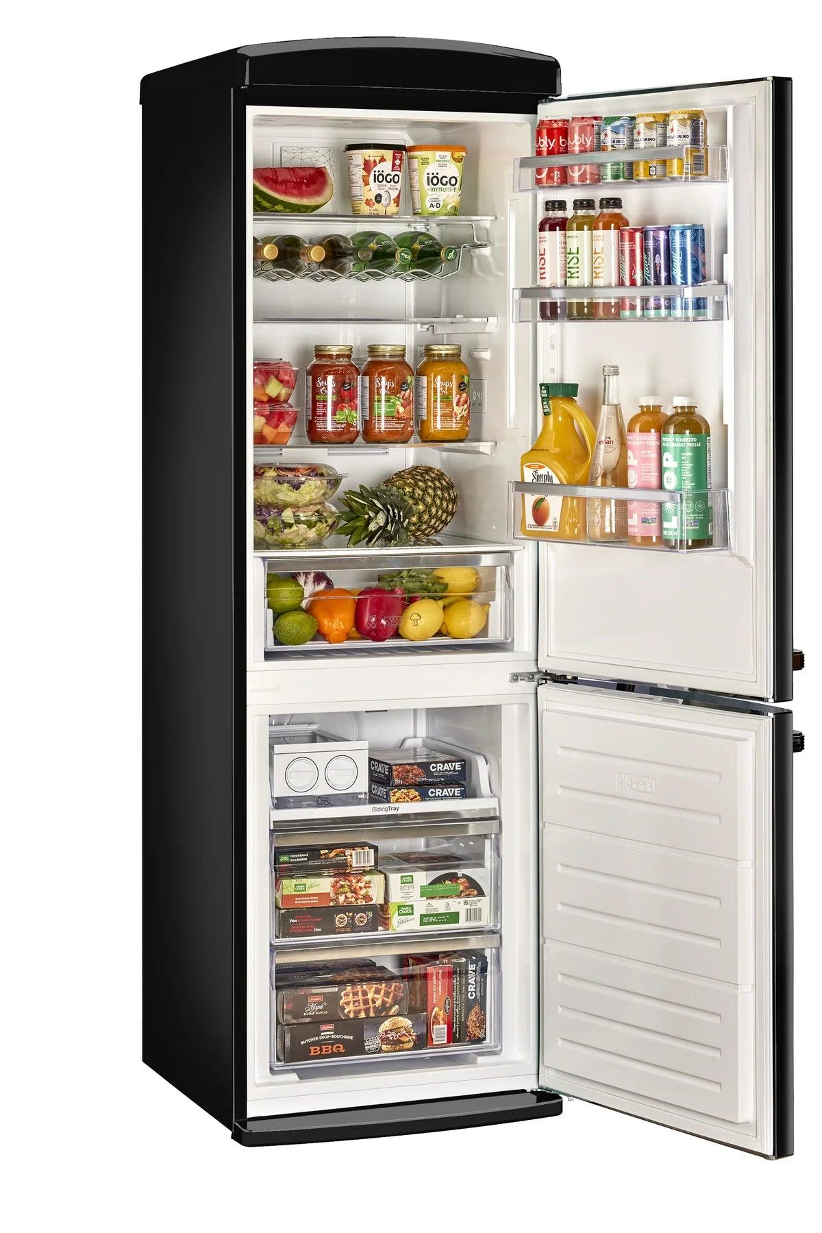 Unique Refrigerator-Freezer Unique UGP-340L B AC | 340Litre Midnight Black Bottom Mount Refrigerator