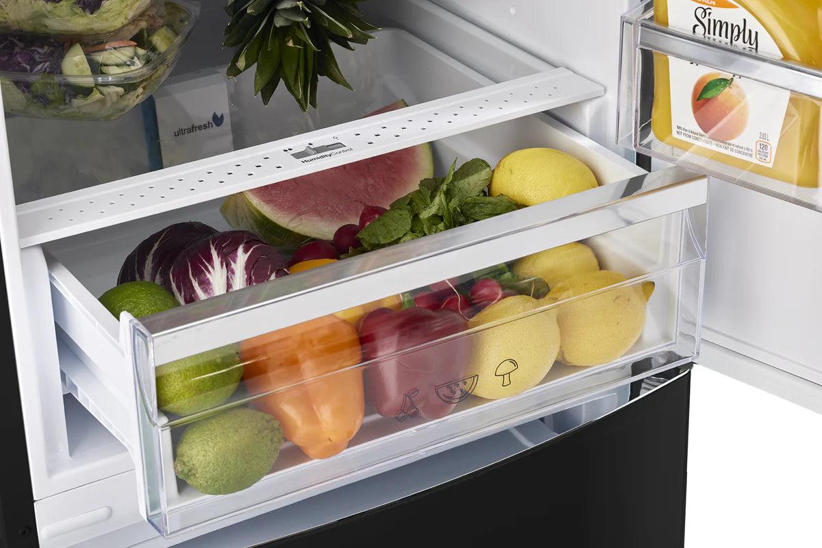 Unique Refrigerator-Freezer Unique UGP-340L MB AC | 340Litre Matte Black Bottom Mount Refrigerator