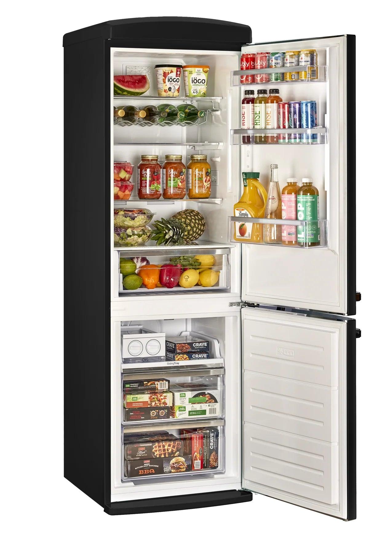 Unique Refrigerator-Freezer Unique UGP-340L MB AC | 340Litre Matte Black Bottom Mount Refrigerator